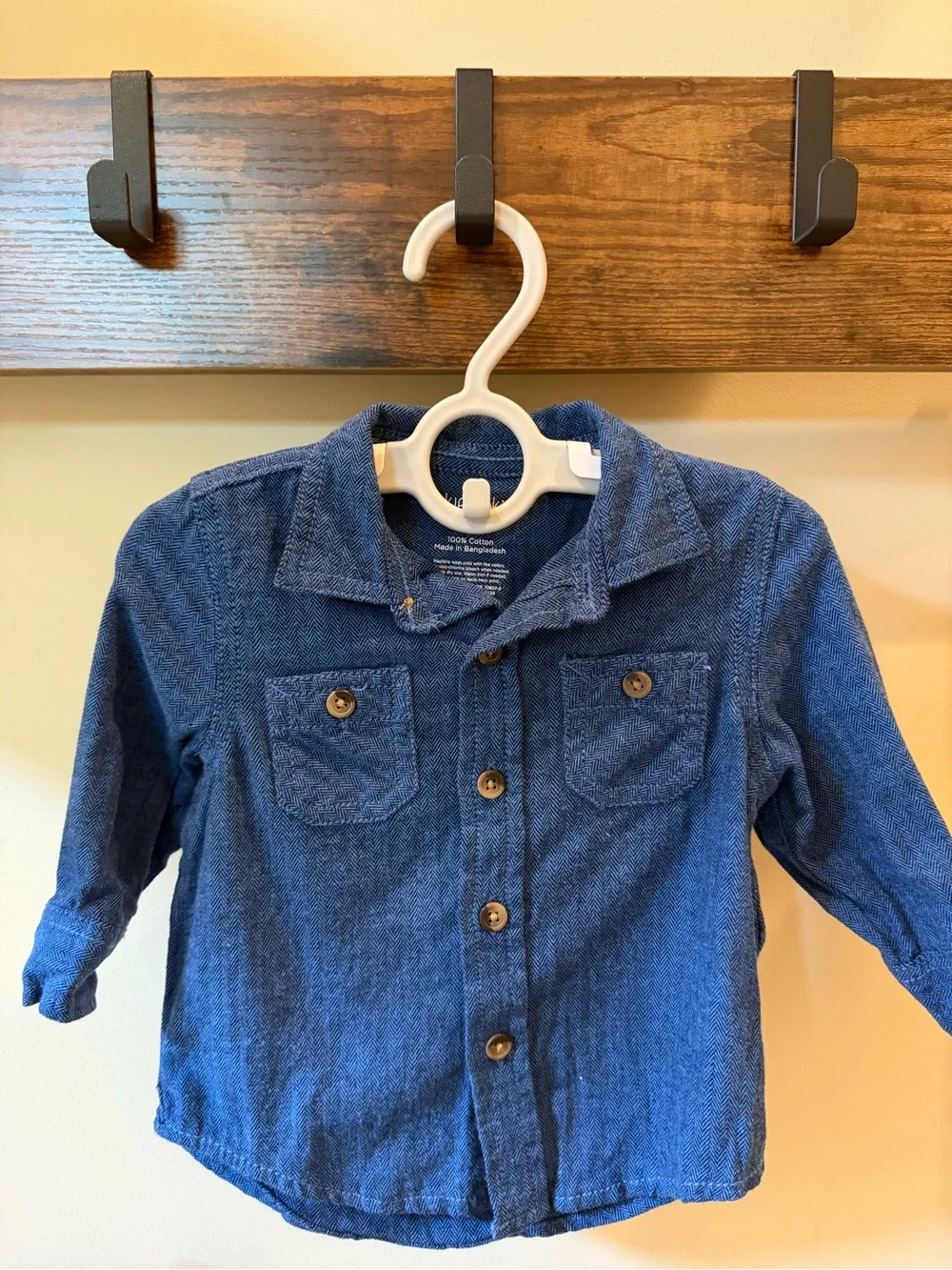 OshKosh B Gosh /Okie Dokie/Carter's Toddler Boys Hoodie and Plaid Shirts Bundle